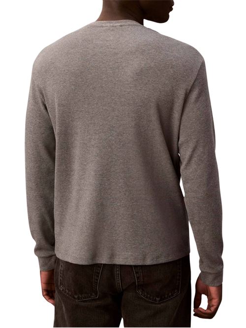 T-shirt a manica lunga con logo Calvin Klein Jeans | LV040EM217P7E
